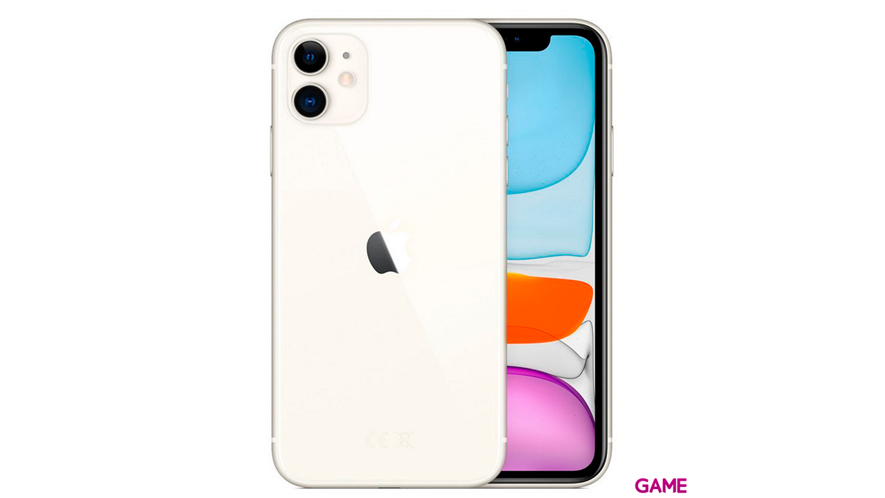 Apple iPhone 11 64GB Blanco - Telefono Movil-0