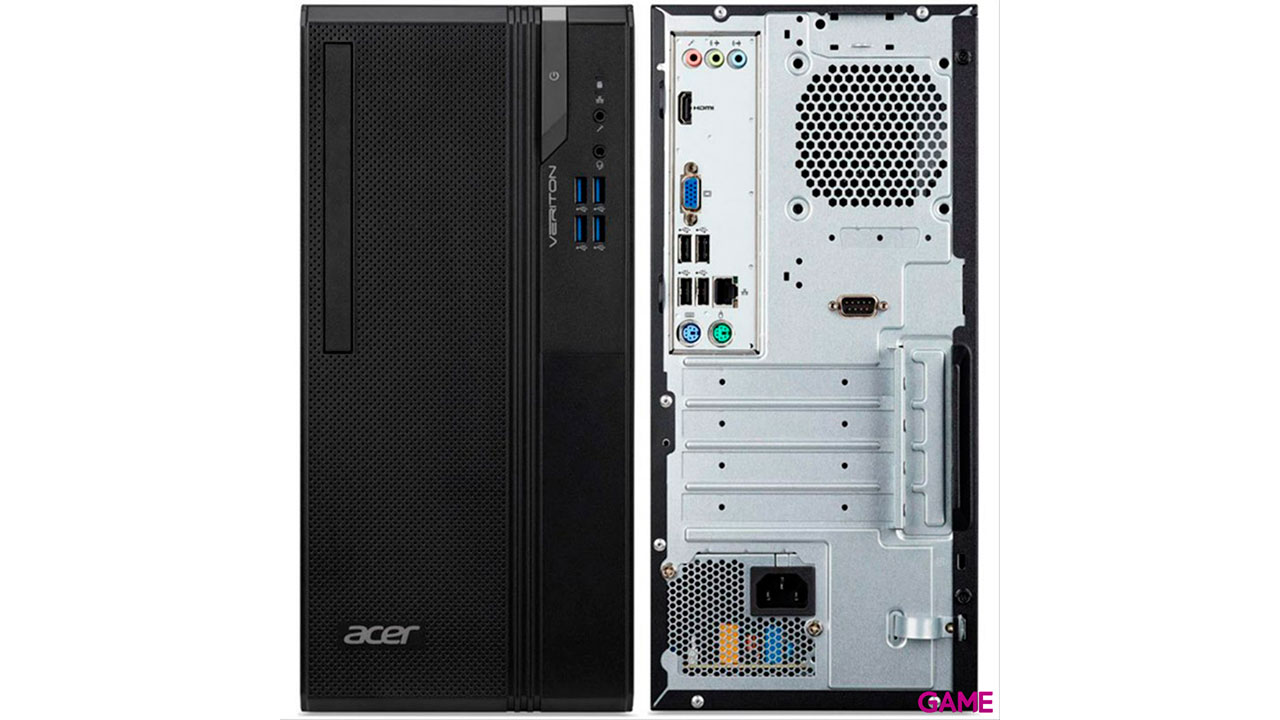 Acer Veriton VES2740G i5-10400 - 8GB - 512GB SSD - W10 Pro - Ordenador Sobremesa-0