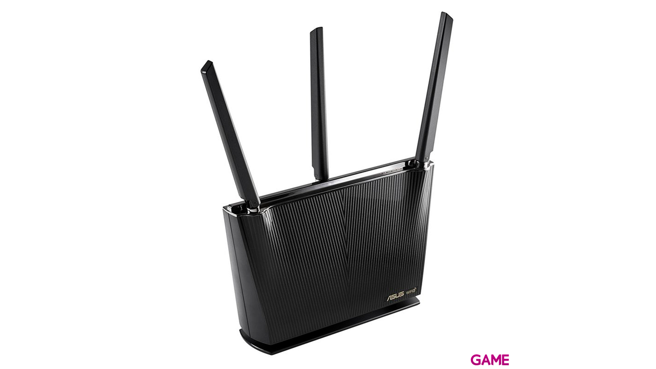 ASUS RT-AX68U AX2700 AiMesh router inalámbrico Ethernet Doble banda (2,4 GHz / 5 GHz) 3G 4G Negro-2