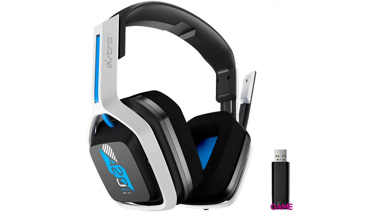 Astro A20 Wireless - PC-PS4-PS5 - Blanco-azul - GEN 2 - Auriculares Gaming-0