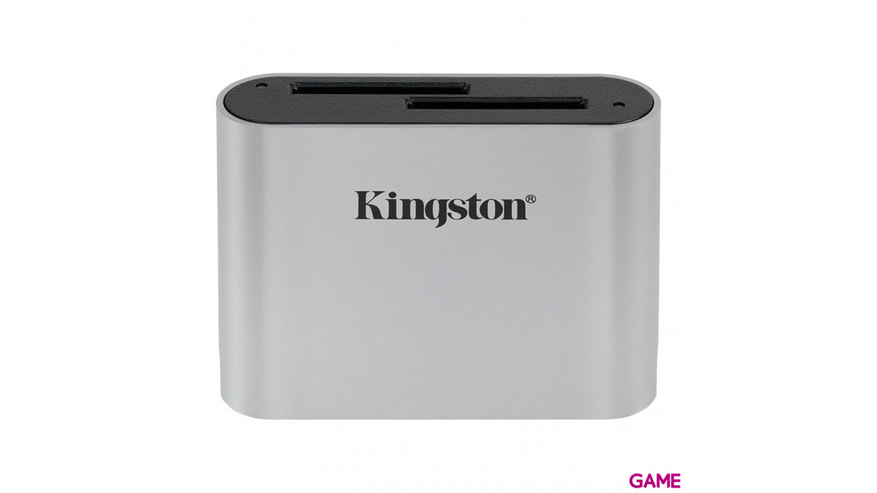 Kingston Technology Workflow SD Reader lector de tarjeta USB 3.2 Gen 1 (3.1 Gen 1) Negro, Plata-1