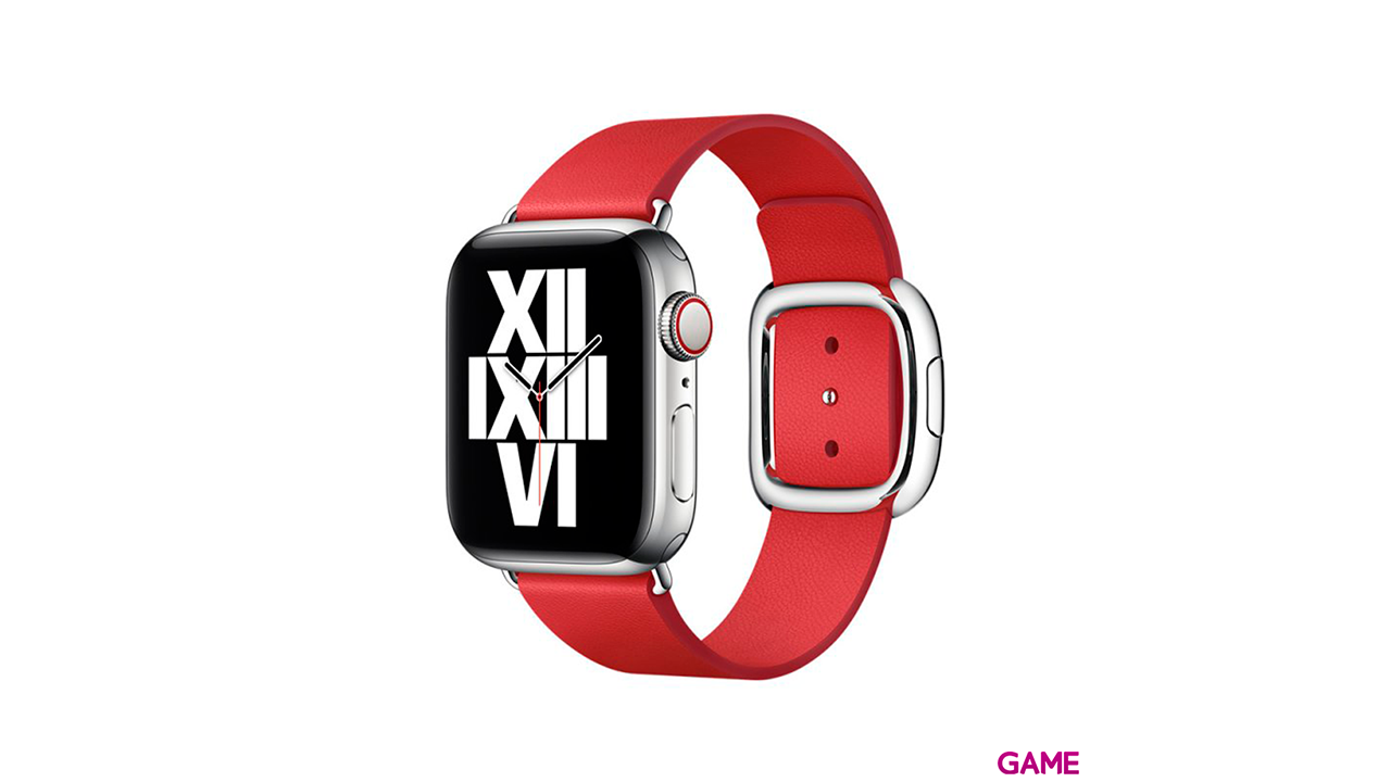 Apple 40mm Cuero Modern Buckle Rojo - Correa-2
