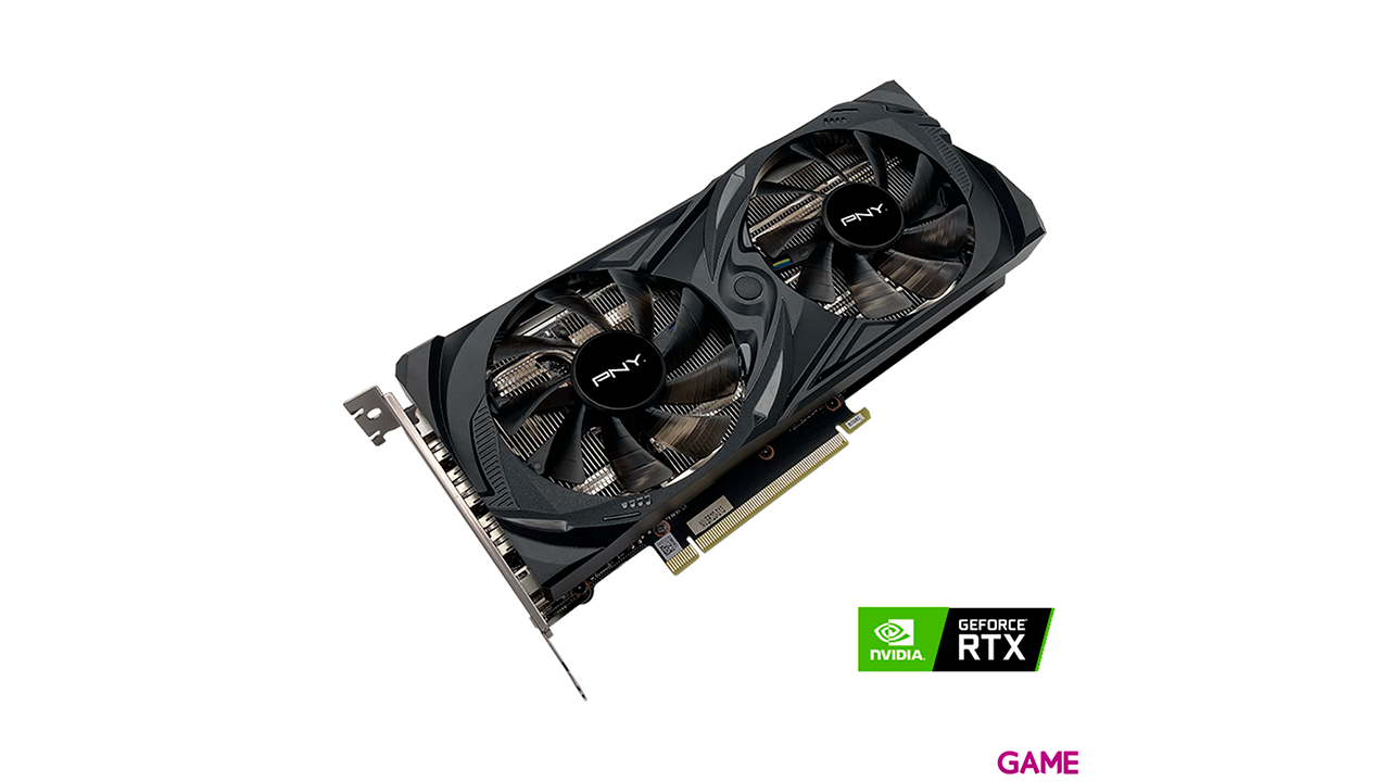 PNY GeForce RTX3060 12GB UPRISING Dual Fan Edition - Tarjeta Grafica Gaming-1