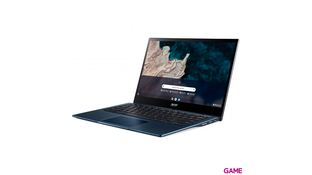 Acer Chromebook Spin Snapdragon 7c Kryo 468 -Qualcomm Adreno 618 - 8GB - 64GB eMMC -  13.3´´ IPS - Chrome OS - Azul - Ordenador-3
