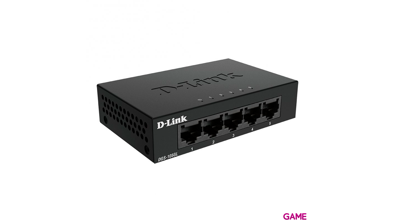 D-Link DGS-105GL/E switch No administrado Gigabit Ethernet (10/100/1000) Negro-0