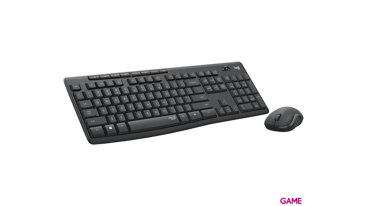 Logitech MK295 Silent Wireless Combo teclado RF inalámbrico QWERTZ Checa Negro-1