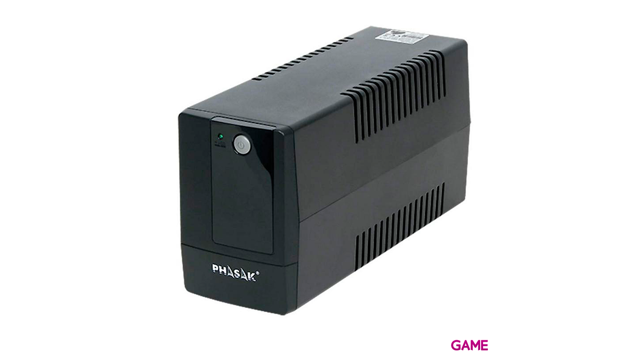 Phasak PH 9408 UPS 800VA 480W 2 Tomas AC - SAI-0