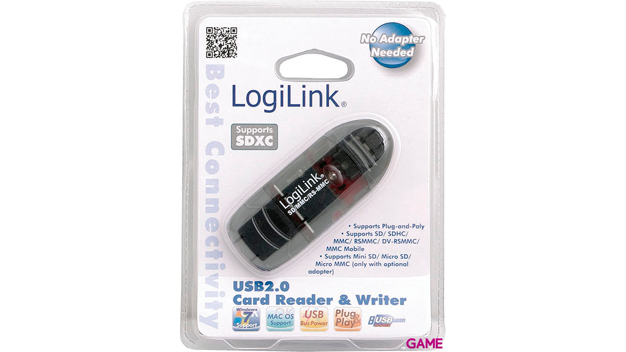 Logilink CR0007 SD/SDHC/MMC - Lector Tarjetas-1