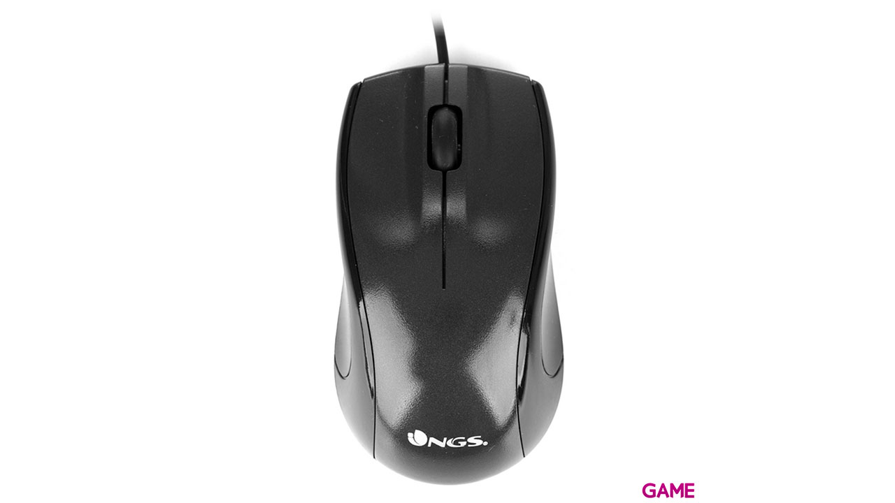 NGS Black Mist USB A Óptico 800 DPI - Raton-0
