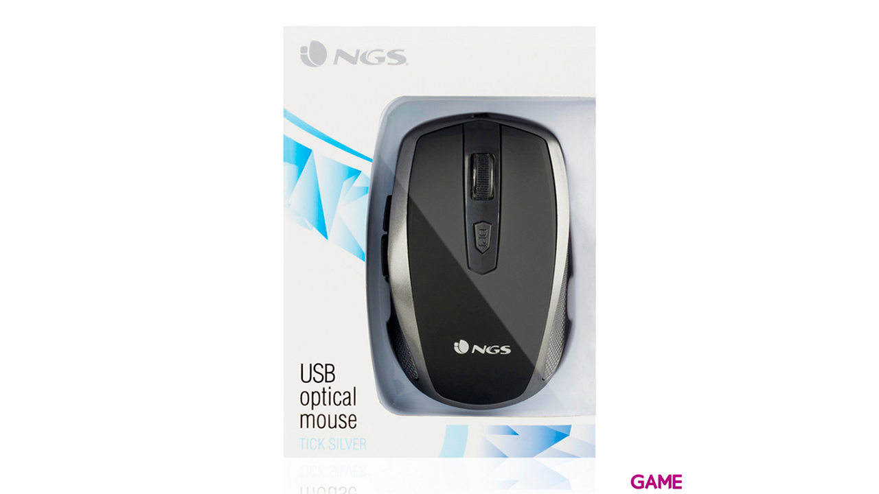 NGS Tick Silver USB A Óptico 1600 DPI - Raton-3