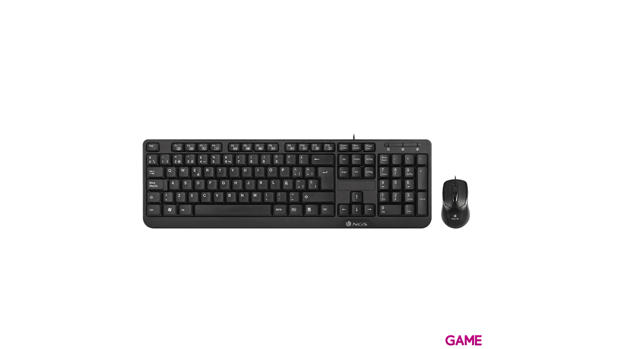 TECLADO+RATON NGS COCOA KIT-4