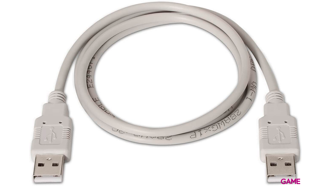 Aisens A101-0022 USB A 2.0 2m Beige - Cable-0