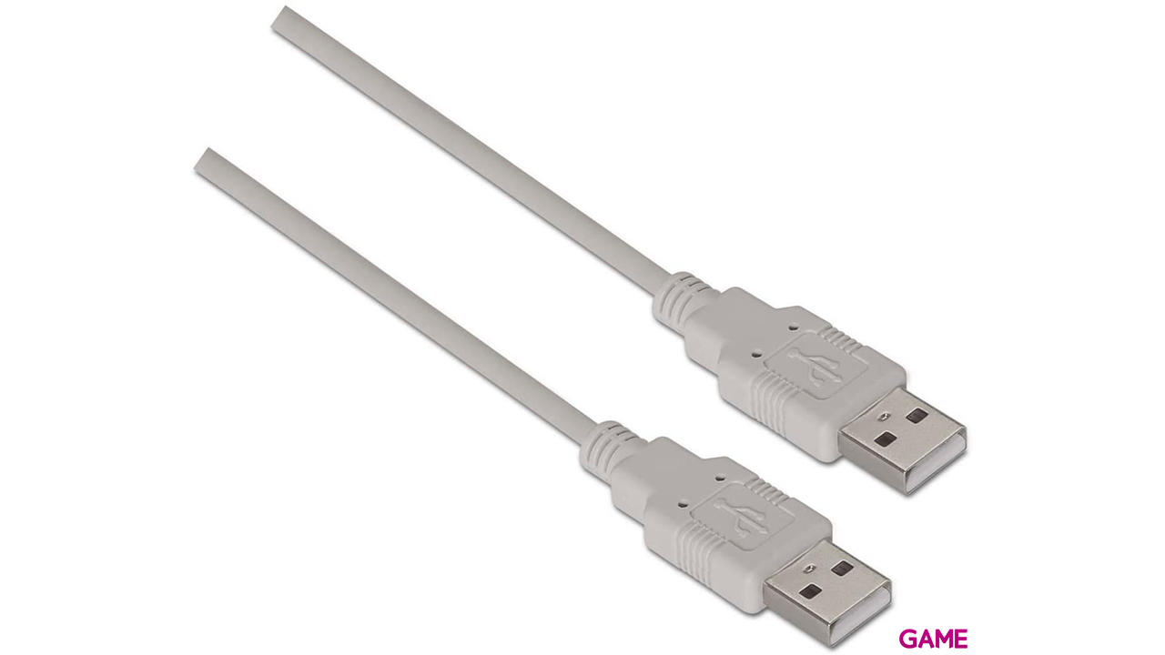 Aisens A101-0022 USB A 2.0 2m Beige - Cable-1