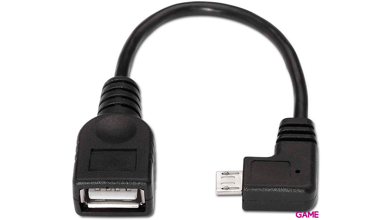 AISENS A101-0032 cable USB 0,15 m USB 2.0 Micro-USB B USB A Negro-1