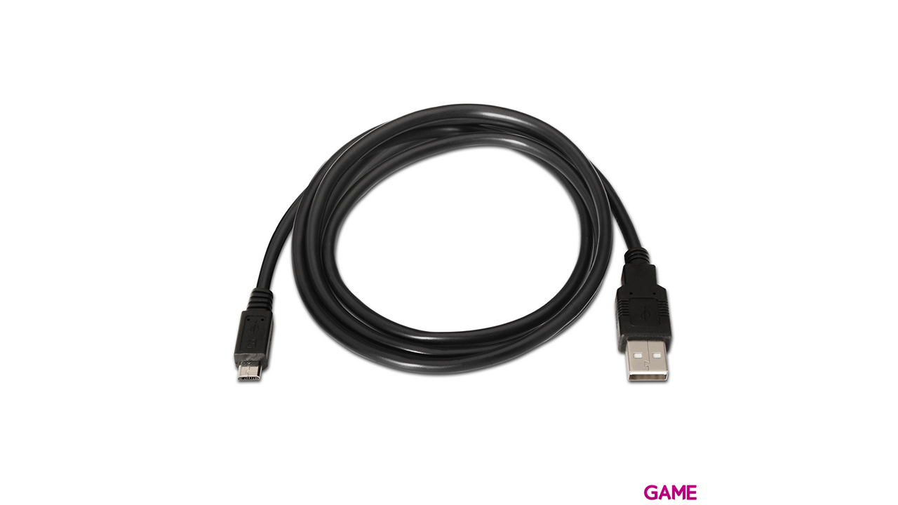 Aisens A101-0029 USB 2.0 USB A Micro-USB B 3m Negro - Cable-0