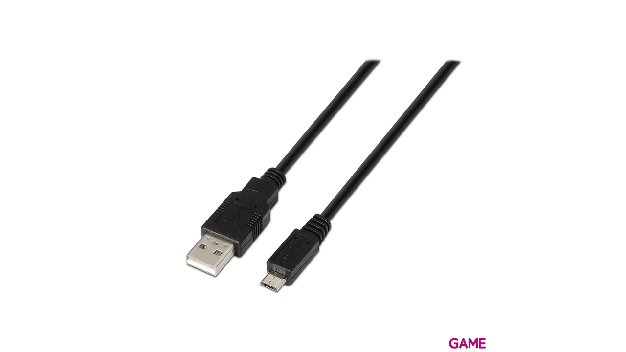 Aisens A101-0029 USB 2.0 USB A Micro-USB B 3m Negro - Cable-1