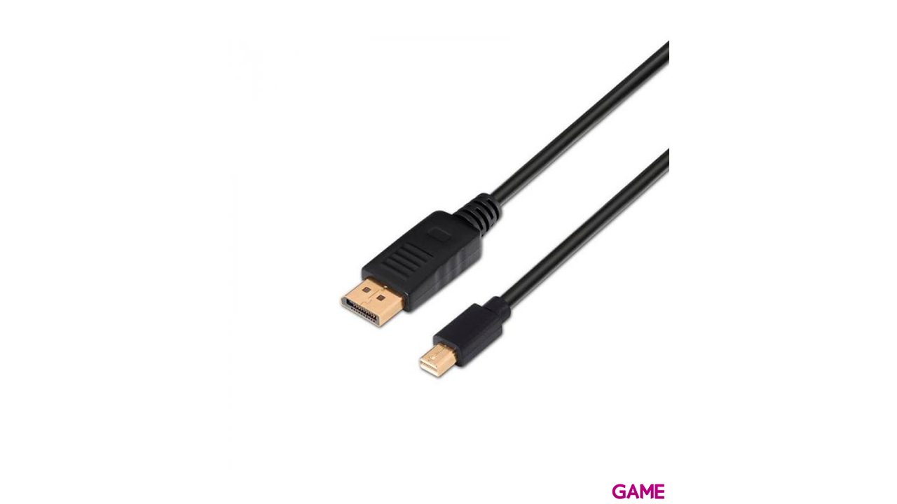 AISENS A124-0131 cable DisplayPort 2 m Mini DisplayPort Negro-1