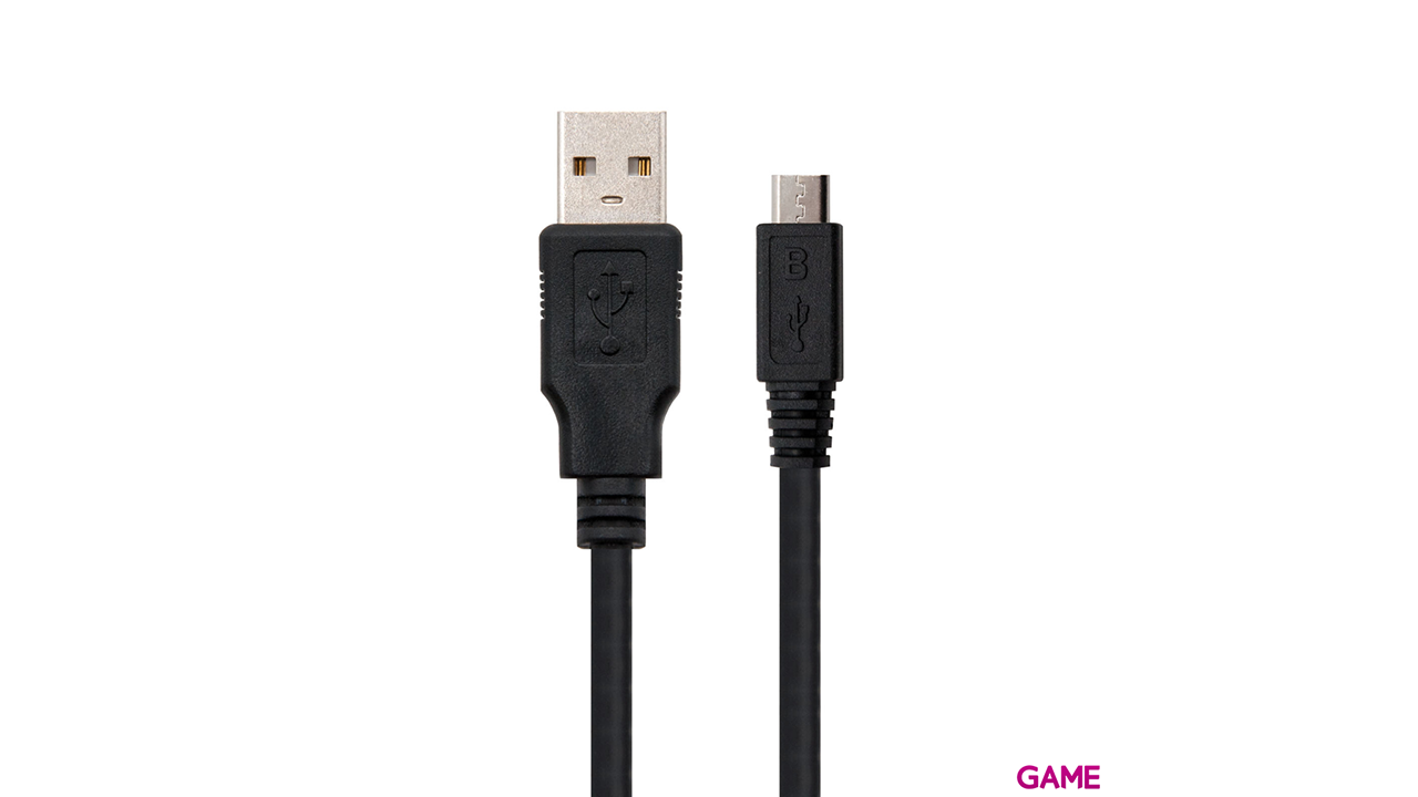 Nanocable 2.0, TIPO A/M-MICRO USB B/M, 0.8m - Cable-0