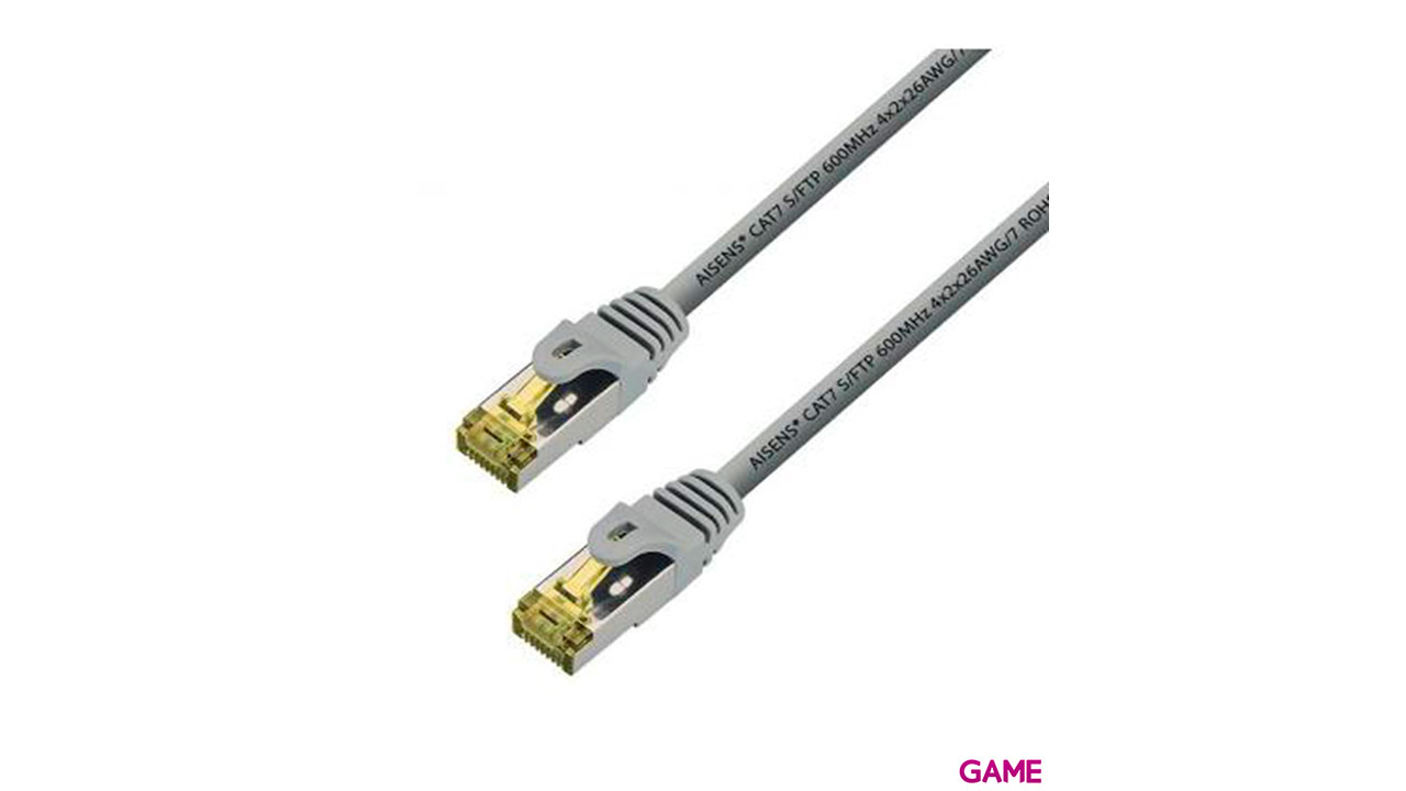 Aisens A146-0336 Cat7 S/FTP (S-STP) 3m Gris - Cable Red-0