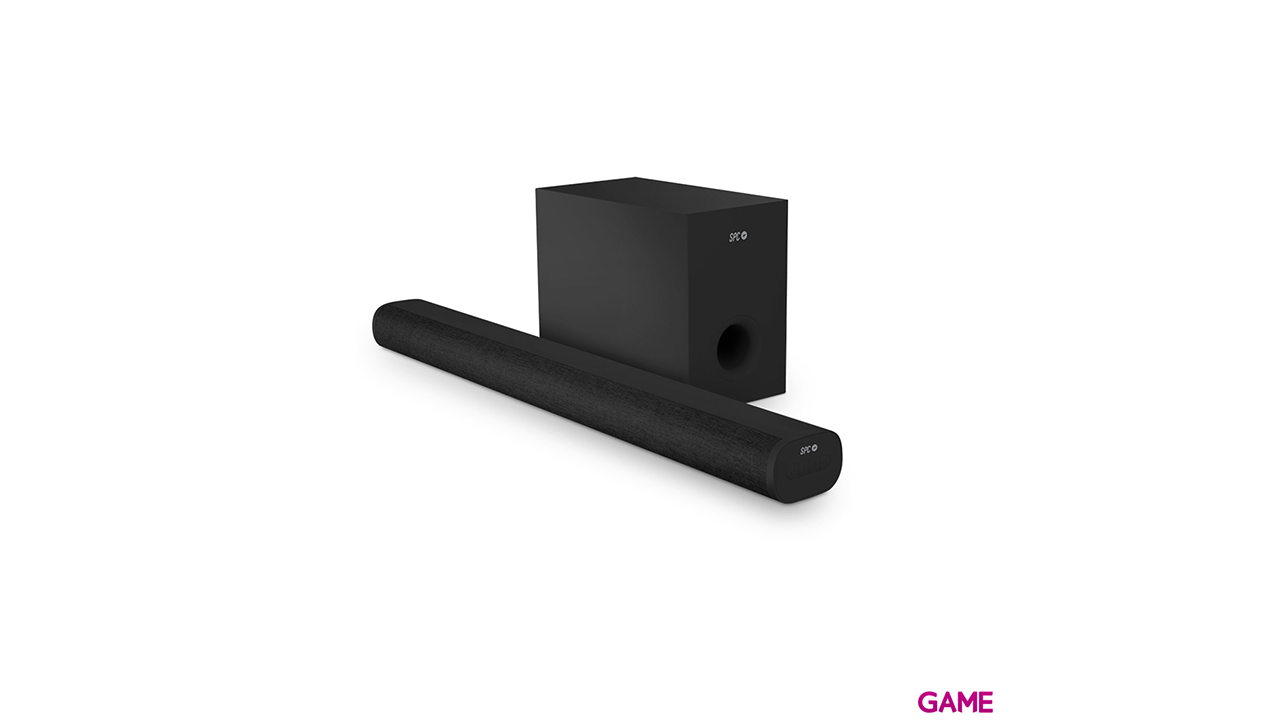 BARRA DE SONIDO+SUBWOOFER SPC SUANA NEGRA-0
