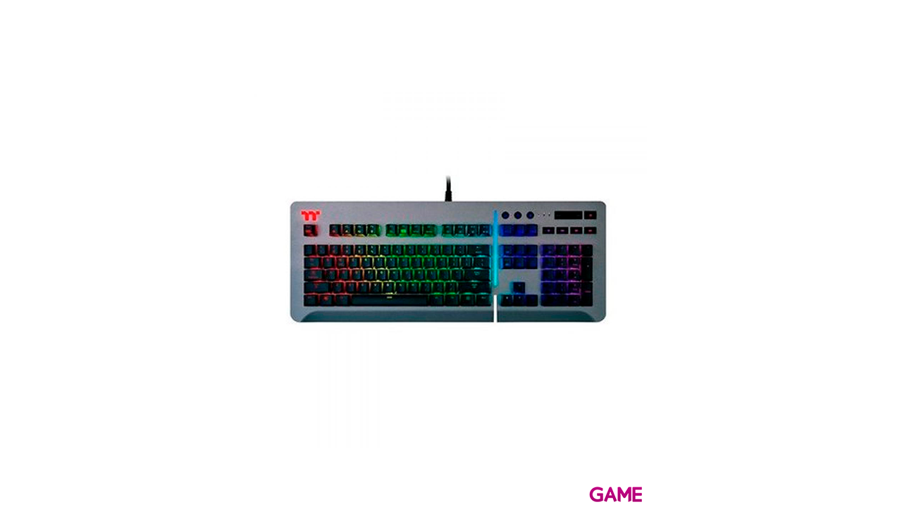 TECLADO MECANICO THERMALTAKE LEVEL 20 RGB TITANIO-3
