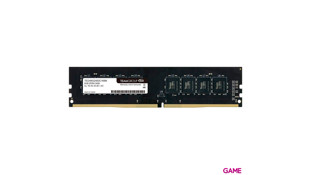 TeamGroup 8GB DDR4 DIMM 1x8GB 2400 MHz - Memoria RAM-0