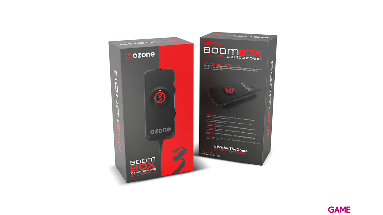 Ozone Boombox 7.1 USB Sound Card - Tarjeta de Sonido-6