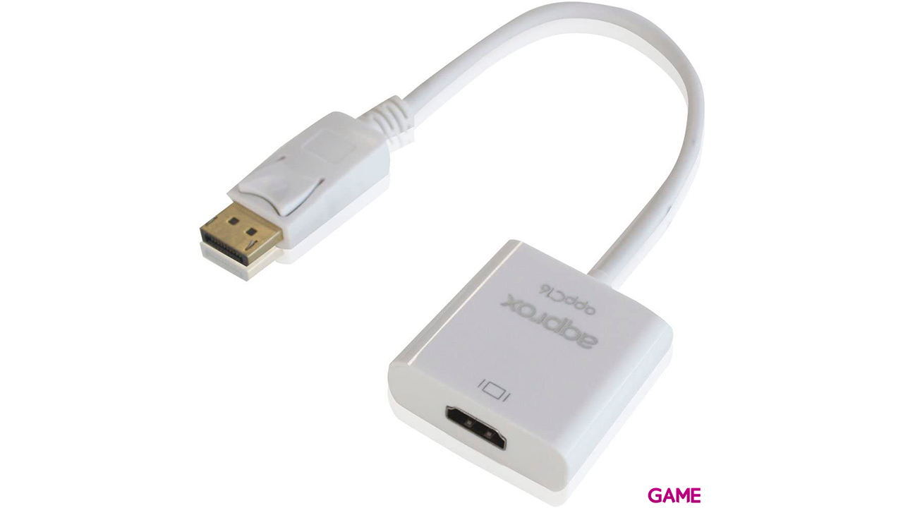 Approx appC16 DisplayPort HDMI Blanco-0