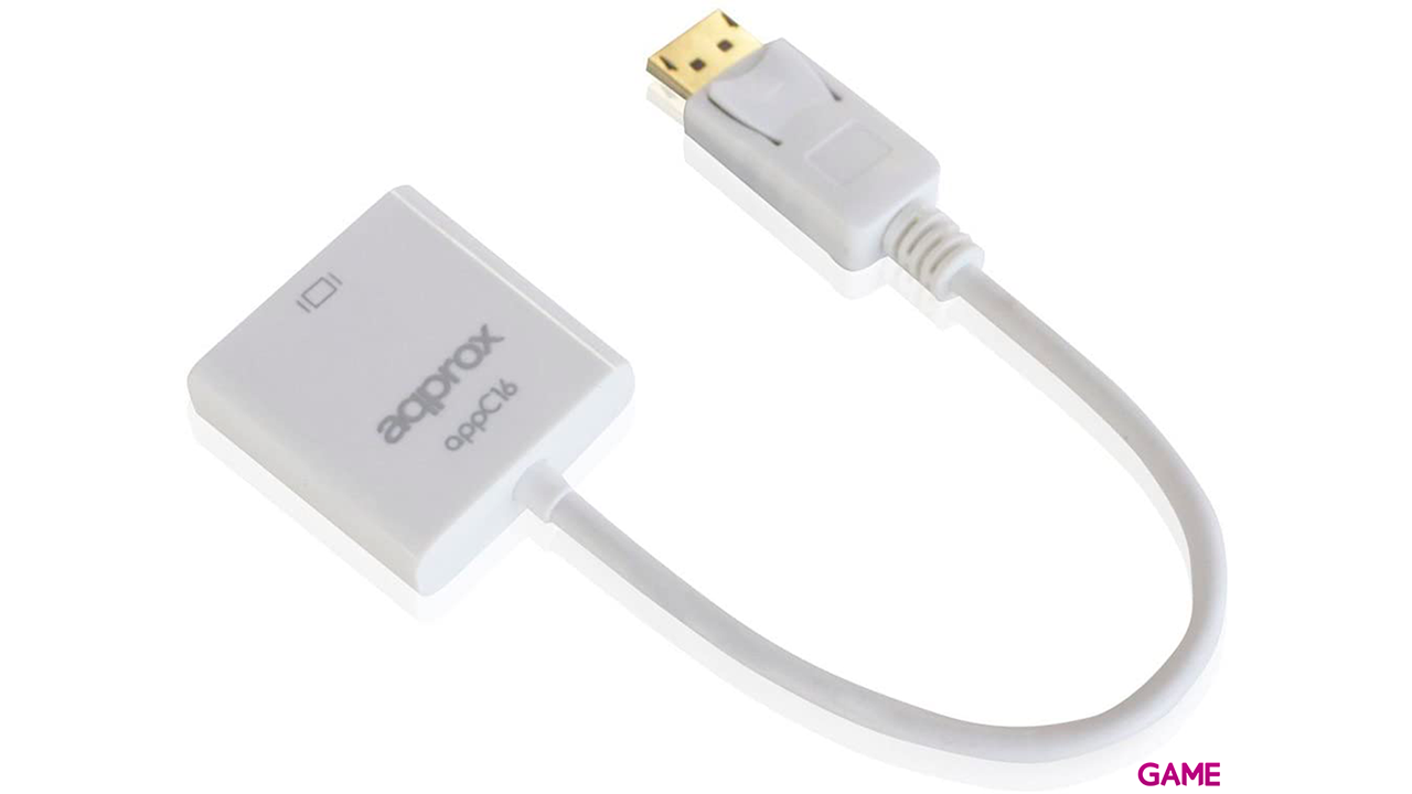 Approx appC16 DisplayPort HDMI Blanco-1