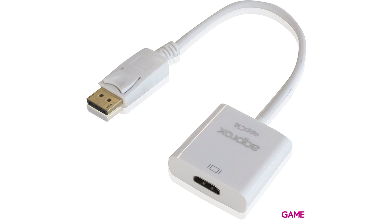 Approx appC16 DisplayPort HDMI Blanco-2