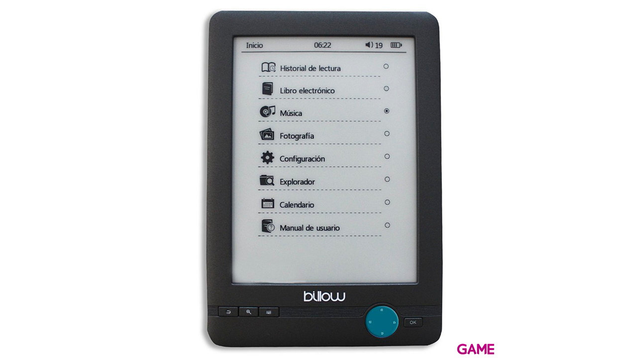 Billow E03T lectore de e-book Pantalla táctil Negro-0
