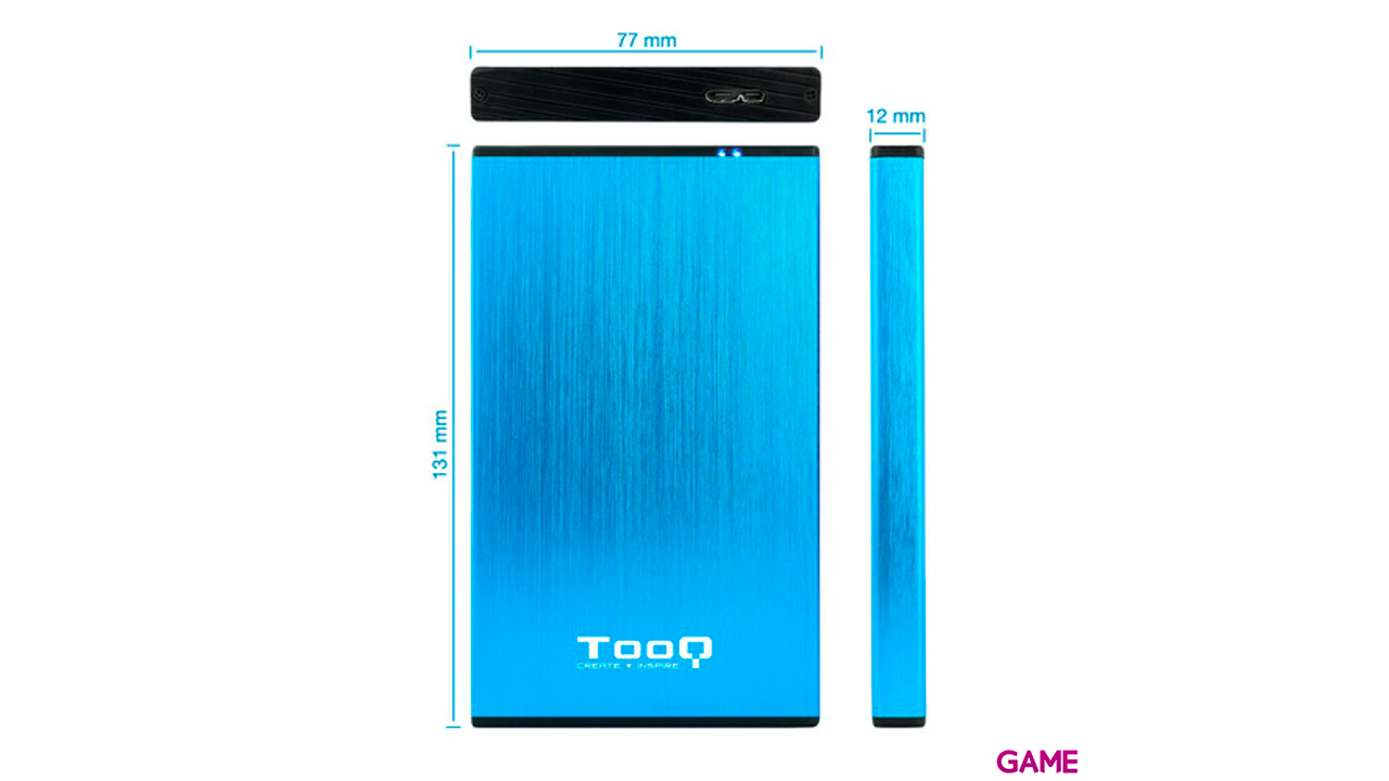 TooQ TQE-2527BL Caja disco 2.5´´ - Accesorio-5
