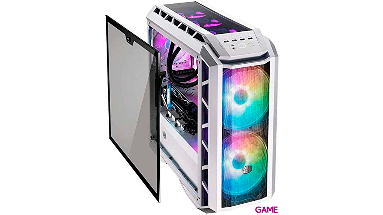 Cooler Master MasterCase H500P Mesh ARGB Midi Tower Blanco - Caja Ordenador-1