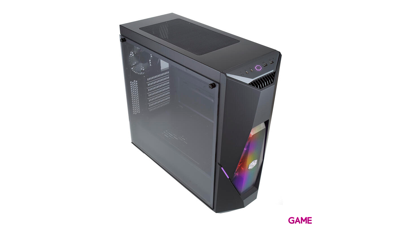 Cooler Master MasterBox K500 ARGB Midi Tower Negro - Caja Ordenador-0