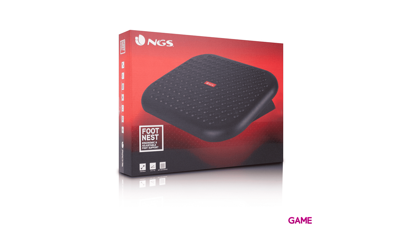 NGS Footnest Negro - Reposapies-0