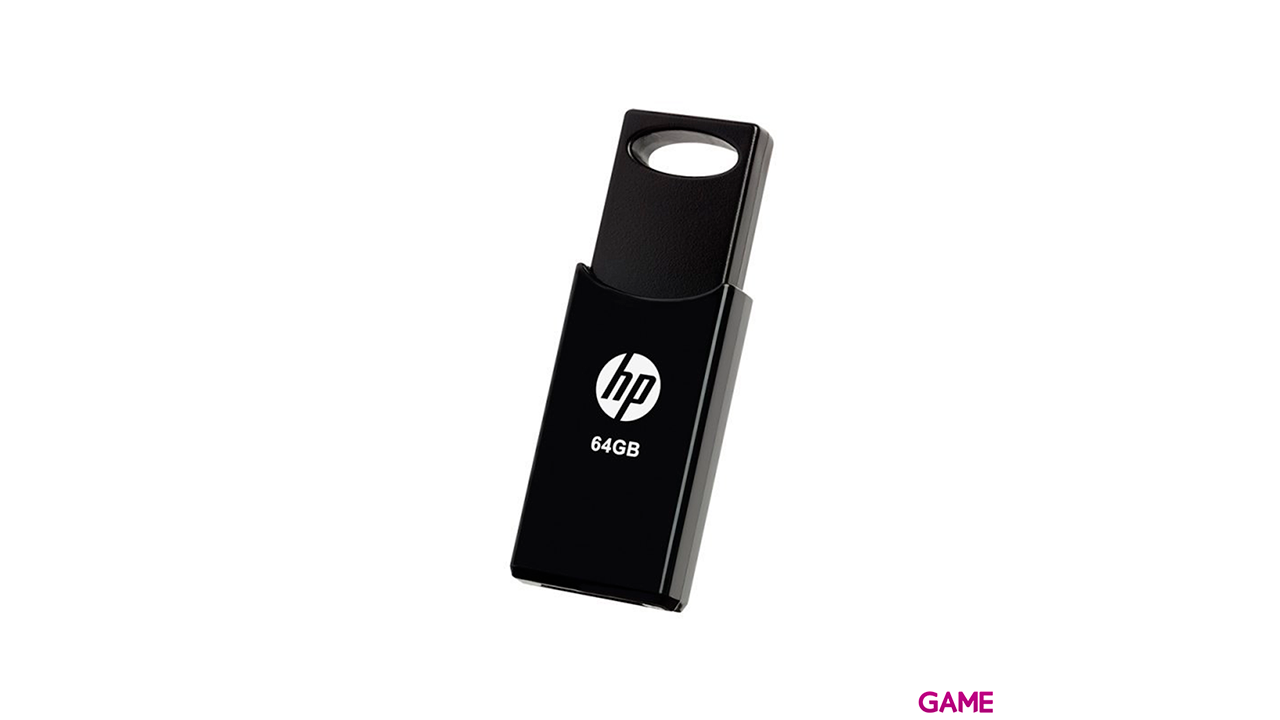 PENDRIVE HP 64GB USB 2.0 V212W NEGRO/AZUL PACK 2-4
