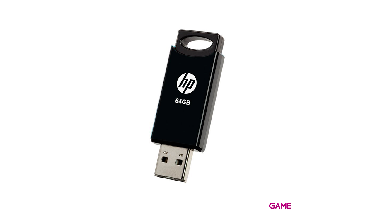PENDRIVE HP 64GB USB 2.0 V212W NEGRO/AZUL PACK 2-5