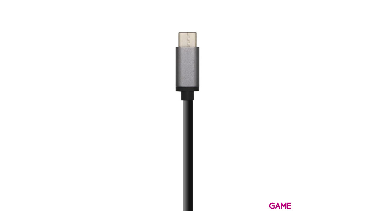 Aisens Hub USB 3.1 USB-C, USB-C/M - 4 x Tipo A/H, Gris, 15 cm - Hub USB-2