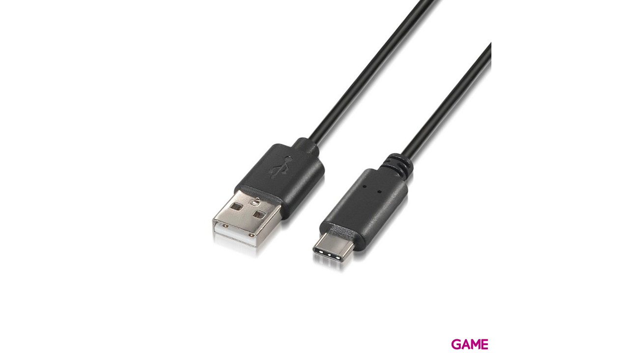 AISENS A107-0051 cable USB 1 m USB 2.0 USB A USB C Negro-0