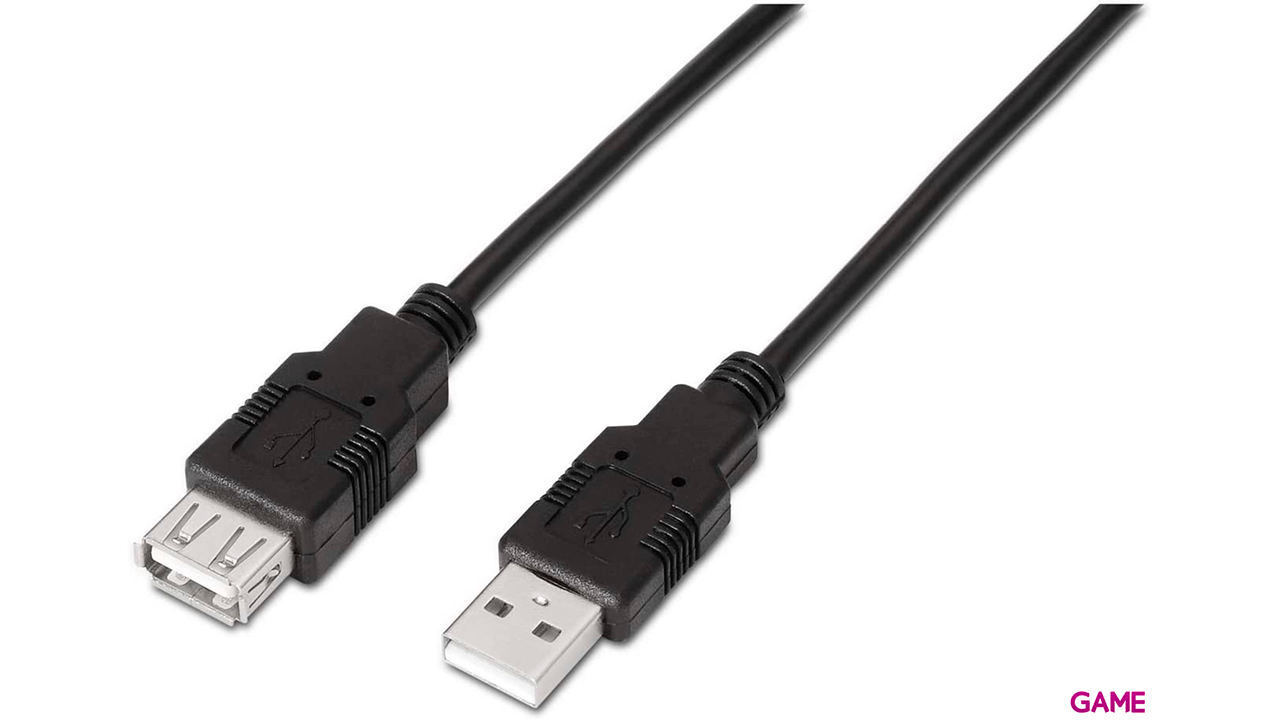 AISENS A107-0052 cable USB 2 m USB 2.0 USB A USB C Negro-1