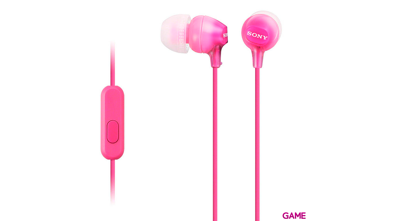 Sony MDR-EX15AP In Ear Rosa - Auriculares-1
