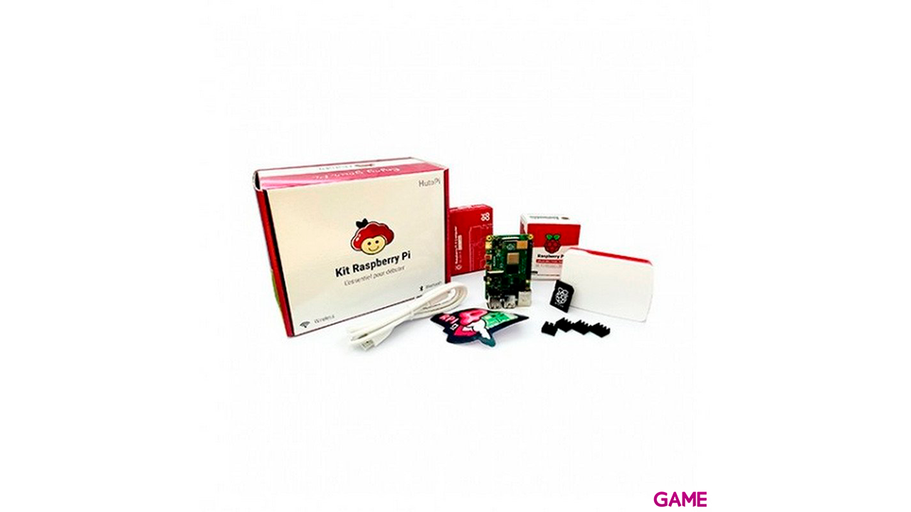 Raspberry Pi KIT RASPBERRY PI 4 8GB + CARCASA + CARGADOR-1
