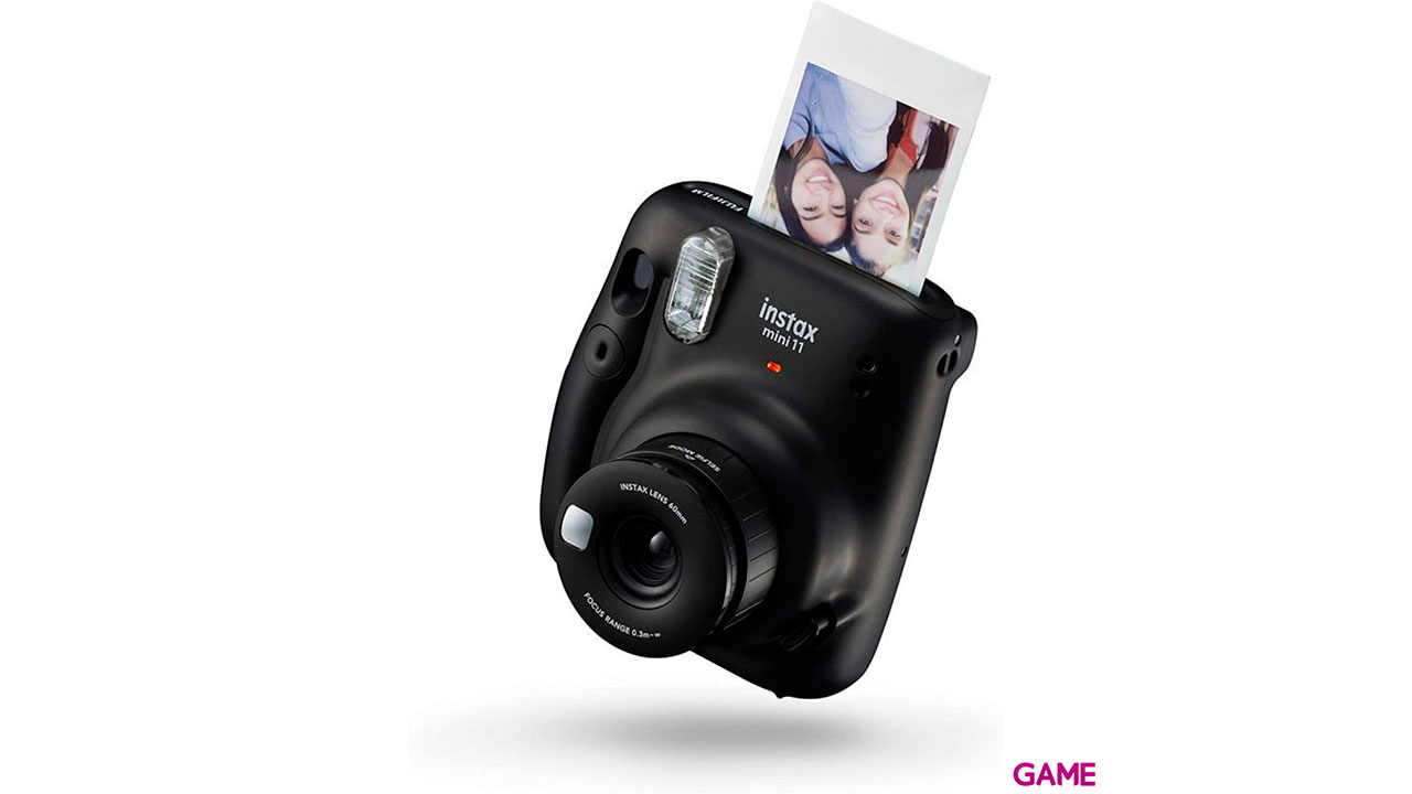 CAMARA FUJIFILM INSTAX MINI11 GRIS CARBON KIT MR.WONDERFUL-1