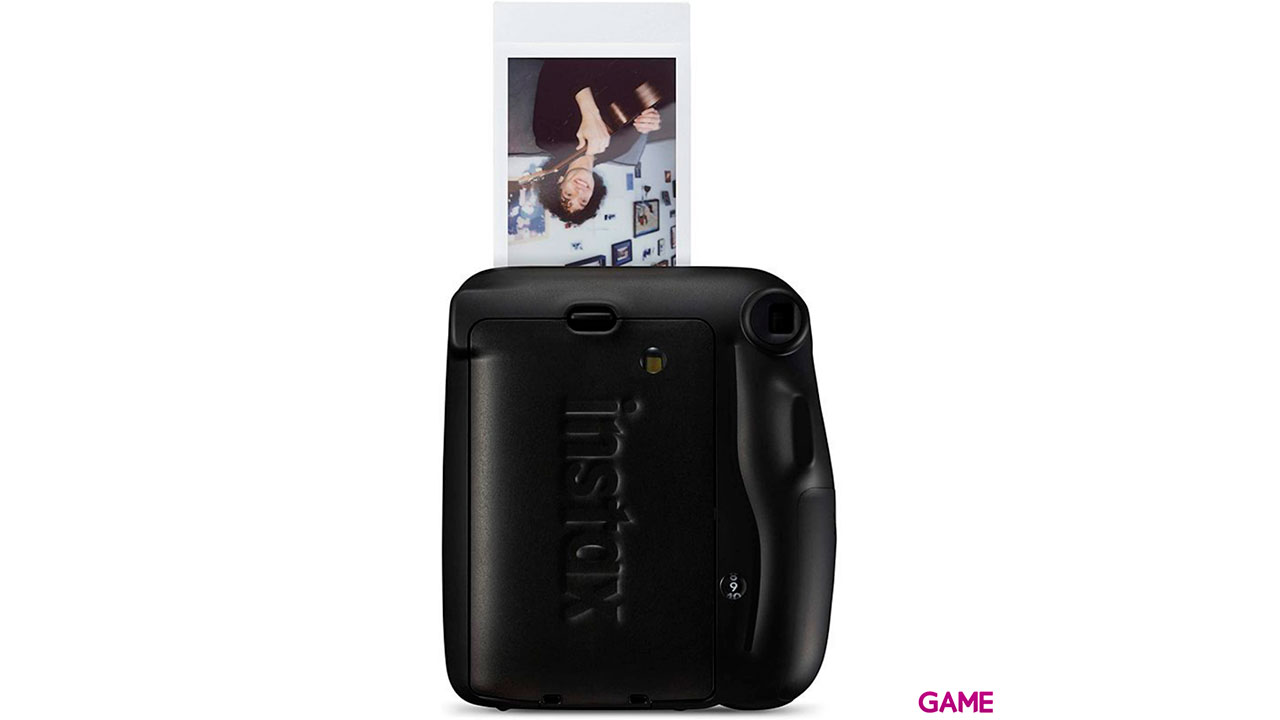 CAMARA FUJIFILM INSTAX MINI11 GRIS CARBON KIT MR.WONDERFUL-2