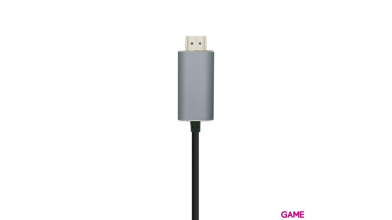 Aisens Cable conversor USB-C a HDMI 4K@60HZ USB-C/M-HDMI/M Negro 1.8m - Cable Adaptador-0