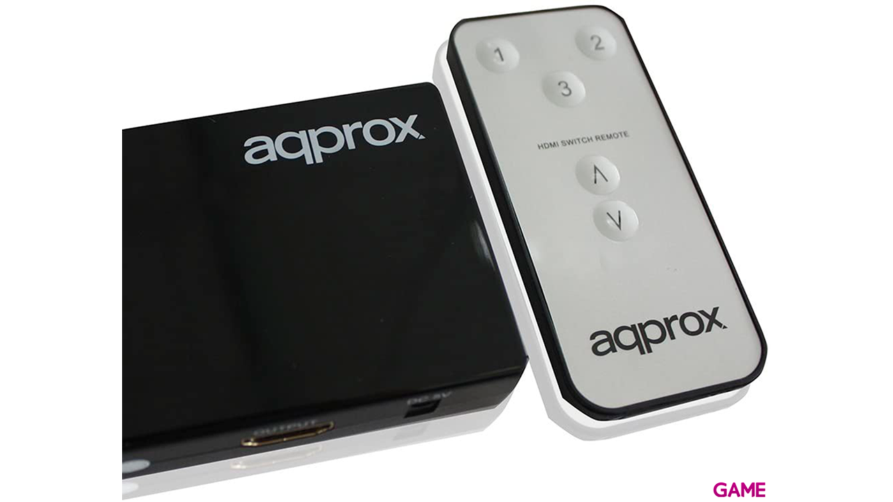 Approx Appc29V2 Hub 3 puertos HDMI con Mando - Hub HDMI-3