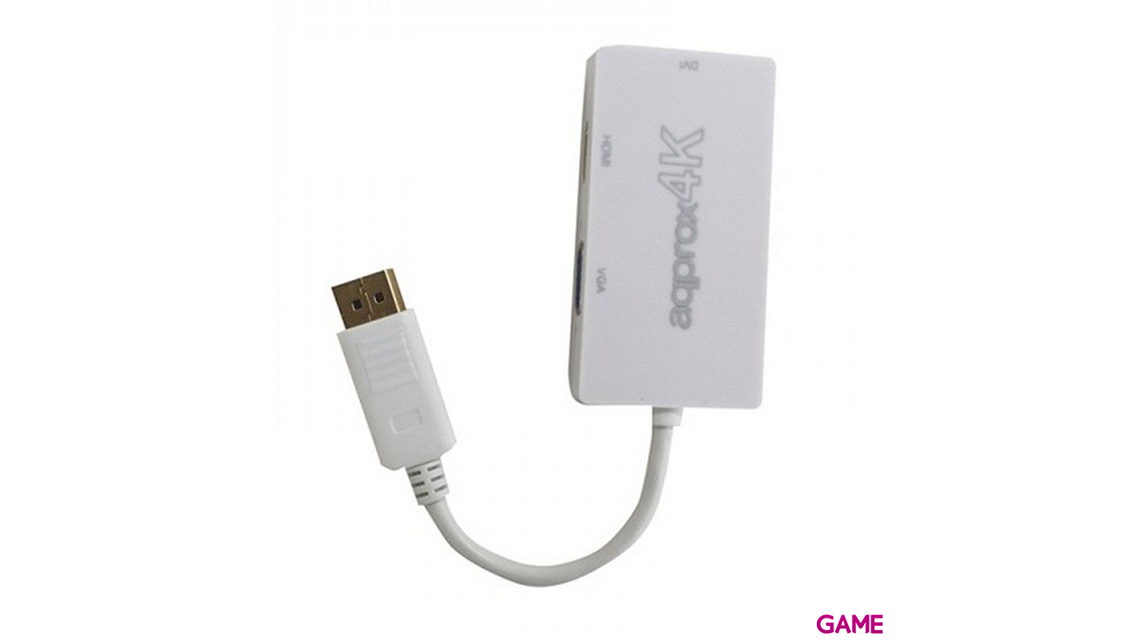 Approx appC37 Display Port HDMI, DVI, VGA Blanco-0