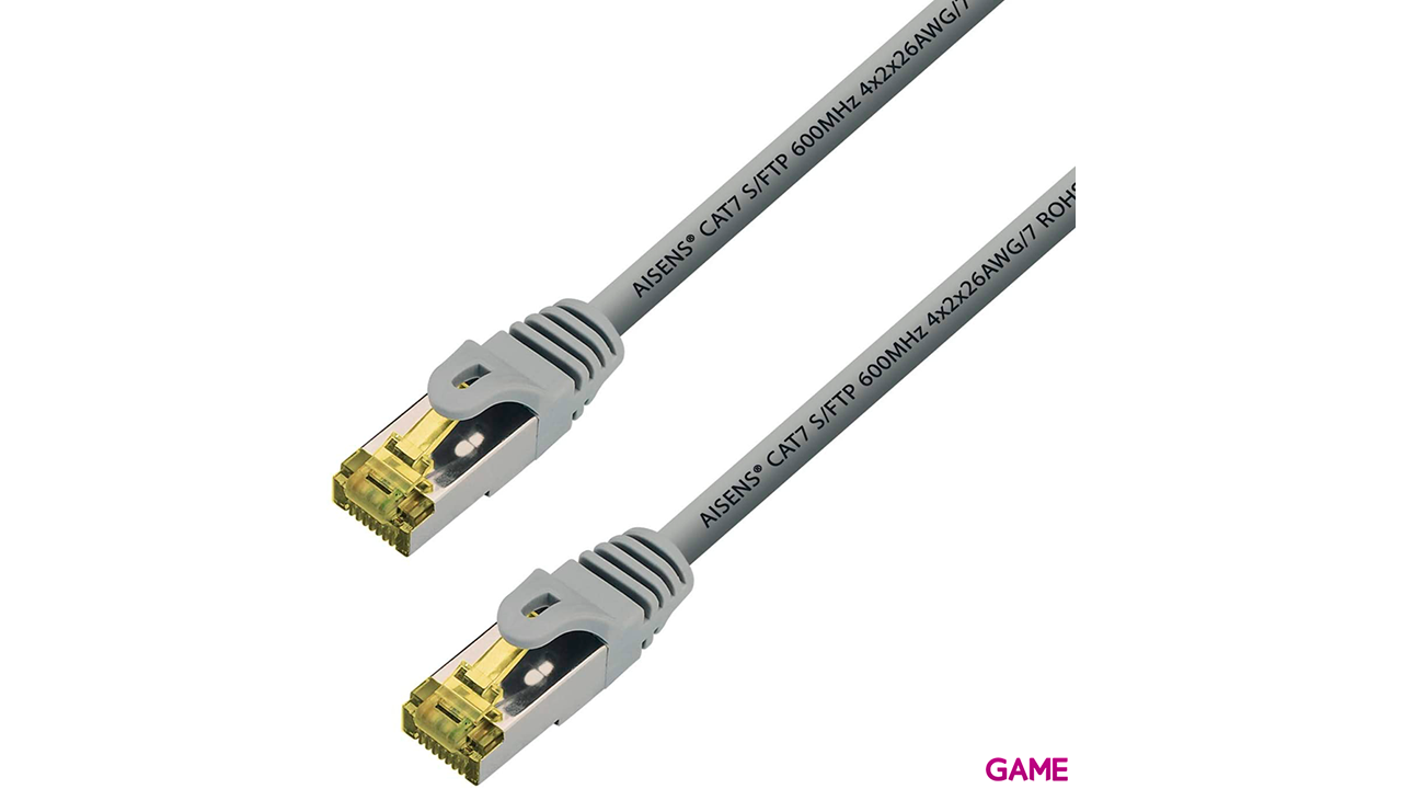 Aisens A146-0338 Cat7 S/FTP (S-STP) 10m Gris - Cable Red-1