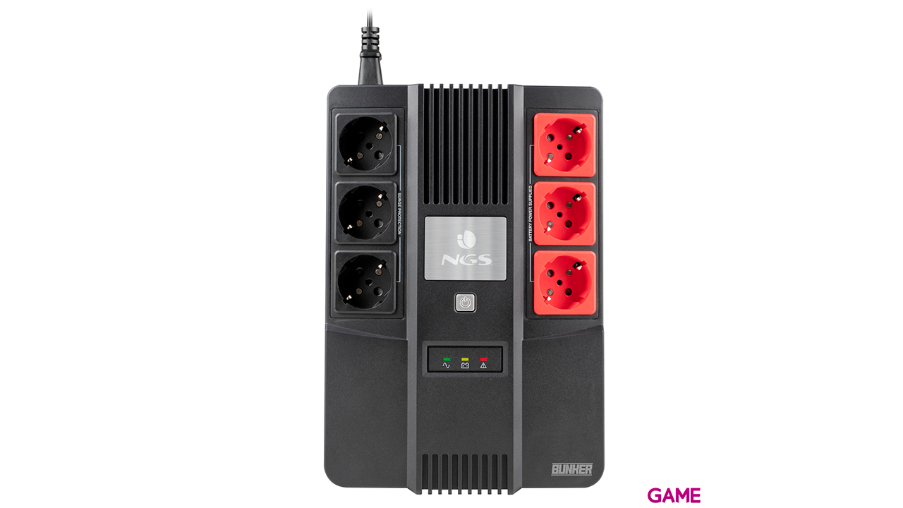 NGS Fortress Bunker 600VA 350W 6 salidas AC - SAI-0