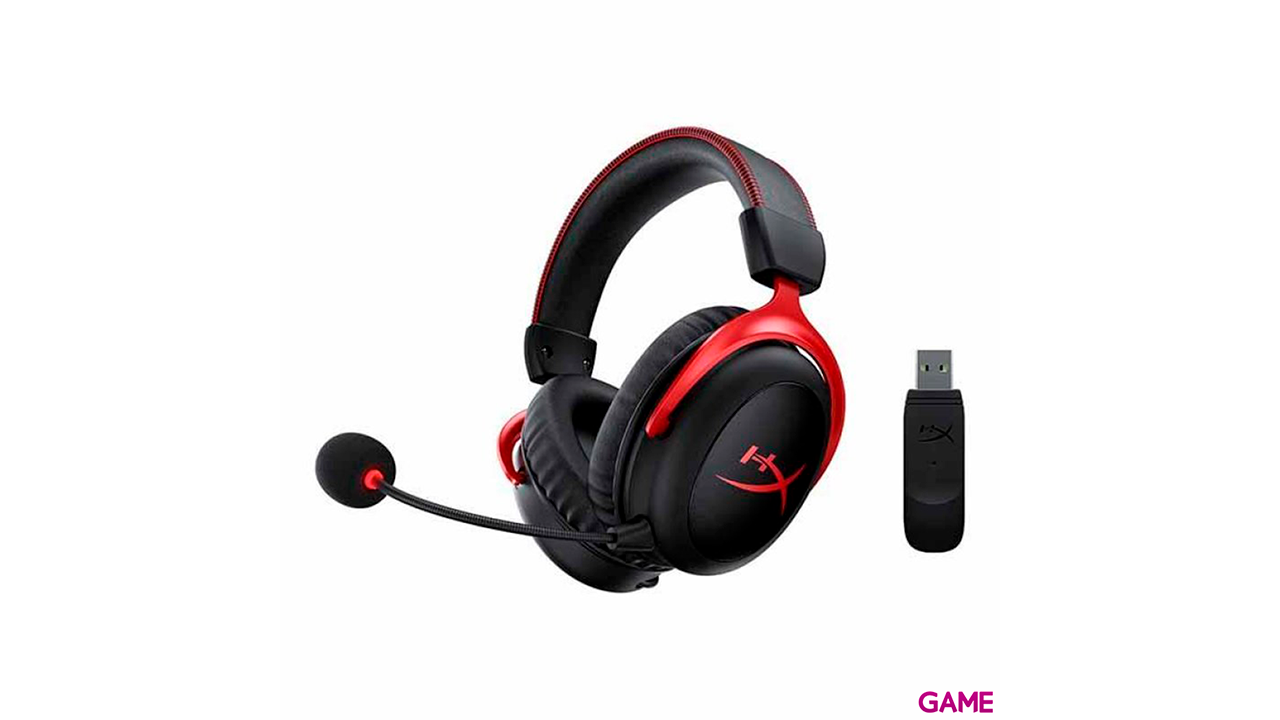 HyperX Cloud II Wireless Rojo 7.1 PC-PS5-PS4-SWITCH - Auriculares Gaming-1
